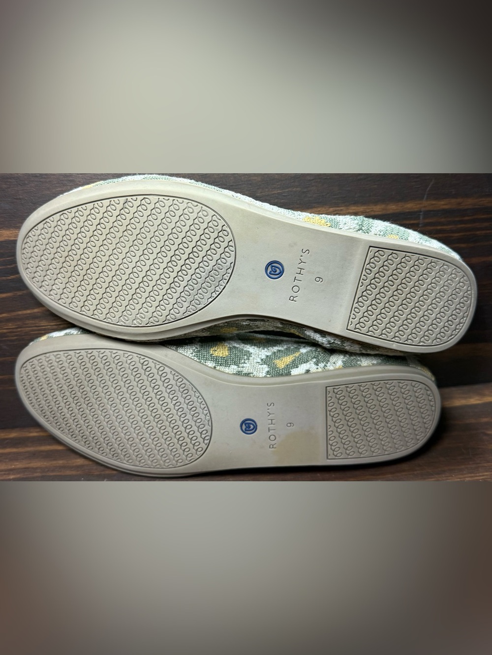 Rothys Smoke Spot Women’s Size 9 Shoes Leopard Print Slip On Flats - Picture 6 of 7